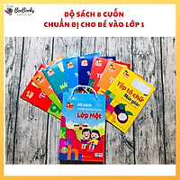 Bộ sách chuẩn bị cho bé vào lớp 1- Combo 8 cuốn hành trang đầu đời giúp bé làm quen chữ cái, chữ số
