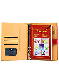 Bóp Sổ 6 Còng Lớn 2 Da (200 Trang)