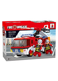 Đồ Chơi Lắp Ráp Ausini - Sở Cứu Hỏa - Xe Cứu Hỏa Chuyên Dụng 21503 (192 Mảnh Ghép)
