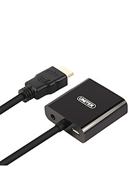 Cáp Chuyển HDMI Ra VGA Unitek Y6333 (0.2m) - Hàng Chính Hãng