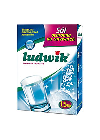 Muối Rửa Chén Bát Ludwik - Chế Phẩm Làm Mềm Nước Cho Máy Rửa Bát (1.5kg)