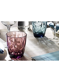 Bộ 6 Ly Thủy Tinh Diamond Bormioli Rocco 350230M02321990 (300ml / Ly) - Tím