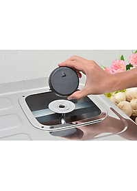 Bếp Gas Dương Rinnai RV-370(SM)N - Bạc Inox - Hàng Chính Hãng