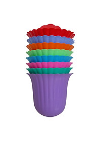 Combo 5 Chậu Ốp Tường Hoa Sọc Hải Đăng CH5-02