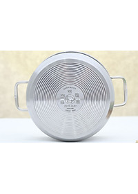 Bộ 3 Nồi Inox 3 Đáy Nắp Kính Fivestar FS06CG - Hàng Chính Hãng