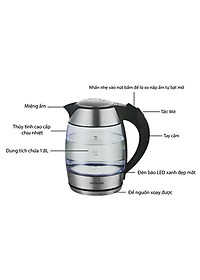 Ấm Đun Siêu Tốc LocknLock EJK418SLV - Hàng Chính Hãng