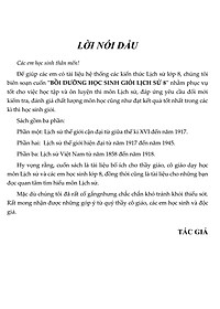 Sách Bồi Dưỡng Học Sinh Giỏi Lịch Sử Lớp 8 (Tái Bản)