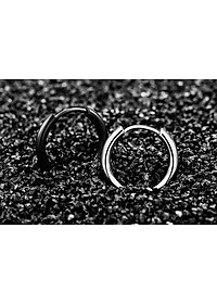 Bông Tai Khuyên Tròn Winwinshop88 BT233 (12mm) – Bạc