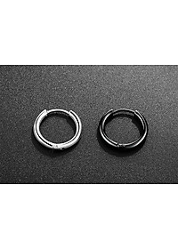 Bông Tai Khuyên Tròn Winwinshop88 BT233 (12mm) – Bạc