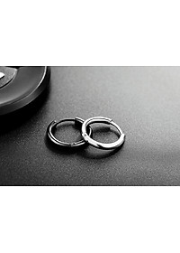 Bông Tai Khuyên Tròn Winwinshop88 BT233 (12mm) – Bạc