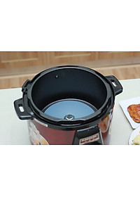 Nồi Áp Suất Đa Năng Sunhouse DNDSHD1552 - 5L (Đỏ Đen) - Hàng chính hãng