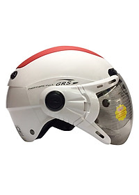Mũ Bảo Hiểm GRS A102K - Trắng Line Đỏ