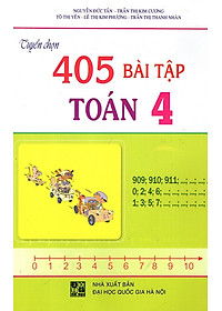 Download sách 405 Bài Tập Toán Lớp 4