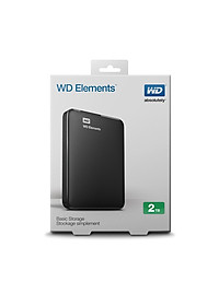 Ổ Cứng Di Động WD Elements 2TB 2.5 USB 3.0 - WDBU6Y0020BBK - Hàng chính hãng