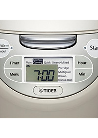 Nồi Cơm Điện Tử Tiger JAX-S18W - 1.8L - Hàng Chính Hãng