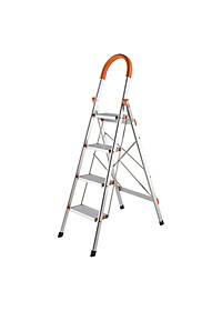 Thang Ghế Nikawa NKA-04 - 4 Bậc - 97cm - Màu Bạc