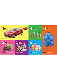 Sách 101 First Words: Numbers - Shapes - Colours (101 Từ Đầu Tiên: Chữ Số - Hình Dạng - Màu Sắc)