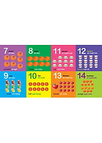 Sách 101 First Words: Numbers - Shapes - Colours (101 Từ Đầu Tiên: Chữ Số - Hình Dạng - Màu Sắc)