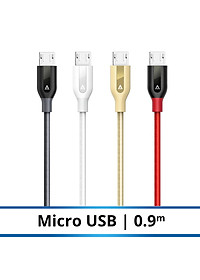 Dây Cáp Sạc Micro USB Anker PowerLine+ 0.9m – A8142 – Hàng Chính Hãng