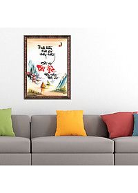 Tranh Thư Pháp TÀI LỘC ĐẦY RƯƠNG ĐẦY NHÀ (TP_41X56-8) (41 x 56 cm) Thế Giới Tranh Đẹp