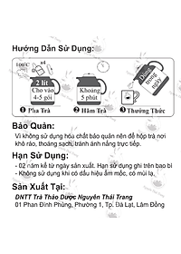 Trà Giảo Cổ Lam - Giúp Ổn Định Huyết Áp, Kiểm Soát Cân Nặng (Hộp 50 Túi Lọc X 2g)- Nguyên Thái Trang – Thảo Dược Thiên Nhiên – Tốt Cho Sức Khỏe