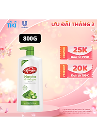 Sữa Tắm Lifebuoy Detox Và Sạch Sâu Khỏi Bụi Mịn Pm2.5 Detox Bảo Vệ Khỏi Vi Khuẩn Gây Mụn Cơ Thể Matcha & Khổ Qua Chai 800G