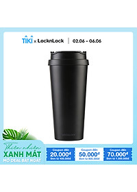 Ly Giữ Nhiệt Bằng Thép Không Gỉ Lock&Lock Clip Tumbler LHC4151BLK (540ml) – Đen