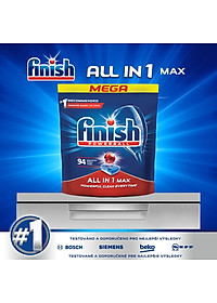 Túi 94 viên rửa chén Finish All In 1 Max Dishwasher Tablets QT09442