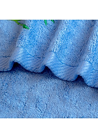 Khăn Mặt Sợi Tre 100% Niva WP1 Thấm Hút Vượt Trội An Toàn Cho Da, Trơn Kích Thước 280x480 mm