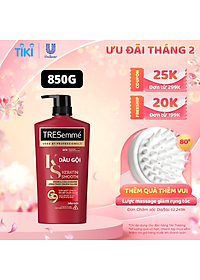 Dầu gội TRESEMME Keratin Smooth Cho tóc khô xơ rối Công thức Hydrolyzed Keratin Dưỡng Tóc Vào Nếp Suôn Mượt 850g