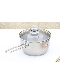 Bộ Nồi Inox 3 Đáy Gồm 3 Nồi 1 Chảo 1 Xửng Fivestar FS08CG1 - Hàng Chính Hãng