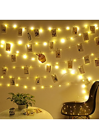 Dây đèn led đom đóm trang trí decor phòng, du lịch cắm trại, fairy light cao cấp (tùy chọn loại nguồn cấp, chiều dài dây và màu sắc)