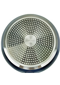 Chảo Sâu Lòng NAG2653 Đáy Từ 5 Lớp Chống Dính Vung Kính Siêu Bền Nagakawa (26cm) - Dùng Trên Mọi Loại Bếp - Hàng Chính Hãng