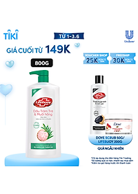 Sữa Tắm Lifebuoy Detox Và Sạch Sâu Khỏi Bụi Mịn Pm2.5 Và Vi Khuẩn Tràm Trà Muối Hồng 100% Từ Thiên Nhiên 800G