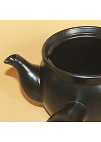 Ấm sắc thuốc bắc truyền thống NodaCook không mâm nhiệt kim loại bên trong 1.8 lít màu đen không kèm bếp điện - Hàng chính hãng