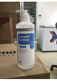 Gel rửa tay khô sát khuẩn Alfasept Handgel - Lô Hội 500ml tăng cường phòng bệnh