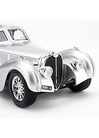 Xe Mô Hình Bugatti Atlantic Silver 1:24 Bburago - MH18-22092