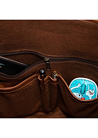 Cặp Công Sở Lata ( Thời trang nam basic đựng laptop 14,6 inch - Cặp da CA28 )