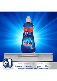 Nước làm bóng và khô bát, đĩa Finish Dishwasher Shine & Dry Regular 400ml QT017391