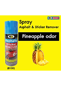 Chai xịt tẩy keo decal, băng dính,  keo dán, nhựa đường.. Asphalt & Sticker Remover - Bosny  B130 - 435 cc  - nhập khẩu Thái Lan (tặng kèm khăn lau và khẩu trang bằng vải không dệt)