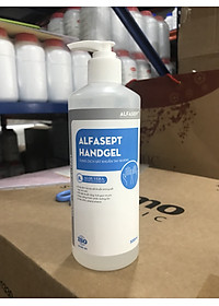 Gel rửa tay khô sát khuẩn Alfasept Handgel - Lô Hội 500ml tăng cường phòng bệnh