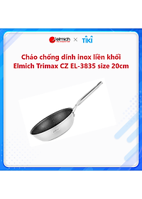 Chảo chống dính Inox liền khối Elmich Trimax Cz EL-383
