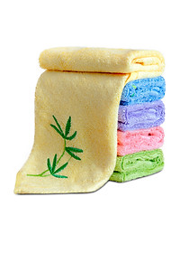 Khăn Mặt Sợi Tre 100% Niva WP1 Thấm Hút Vượt Trội An Toàn Cho Da, Trơn Kích Thước 280x480 mm