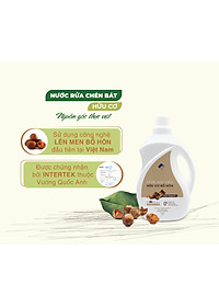 Nước rửa chén hữu cơ Bồ hòn Ecocare tinh dầu Quế 2000ml 
