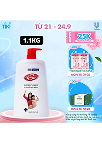 Sữa Tắm Lifebuoy Sạch Khuẩn Bảo Vệ Vượt Trội Mạnh Mẽ Chứa Ion Bạc+ Hỗ Trợ Cùng Đề Kháng Da Tự Nhiên Chai 1100G