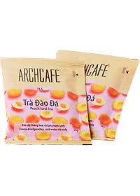 Trà Đào Đá - Trà hoà tan Archcafé (hộp 12 gói x 20g)