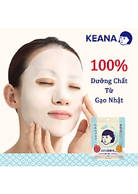 Mặt Nạ Cám Gạo Dạng Đắp Keana Rice Mask Dưỡng Ẩm và Làm Sáng Da  (10 Miếng) - NHẬP KHẨU NHẬT BẢN