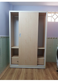 Tủ áo lùa 1m2 x 1m8 x 50 cm (màu gỗ tự nhiên)