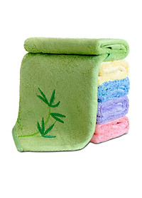 Khăn Mặt Sợi Tre 100% Niva WP1 Thấm Hút Vượt Trội An Toàn Cho Da, Trơn Kích Thước 280x480 mm