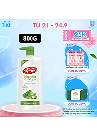 Sữa Tắm Lifebuoy Detox Và Sạch Sâu Khỏi Bụi Mịn Pm2.5 Detox Bảo Vệ Khỏi Vi Khuẩn Gây Mụn Cơ Thể Matcha & Khổ Qua Chai 800G